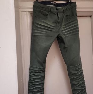 Barabas Los Angeles Green Jeans for men  Size 36 x 32.Light Green Pre-owned